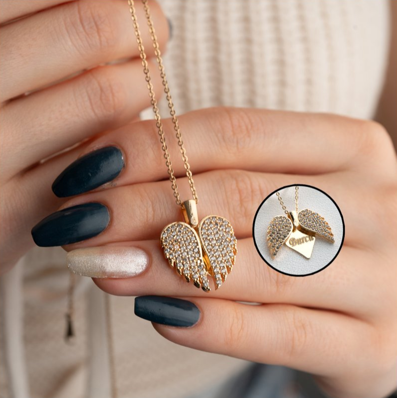 14 K Gold Plated Customizable Heart Necklace